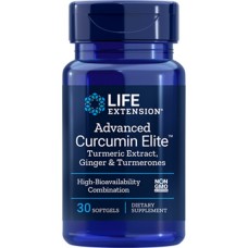 Life Extension Advanced Curcumin Elite™ Turmeric Extract, Ginger & Turmerones, 30 softgels